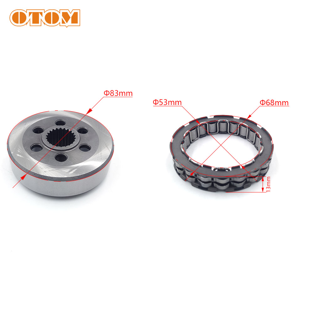 Otom Motorfiets Elektrische Start Vrijloopkoppeling Kit Starter Voor Zongsehn NC250 250CC T6 Motor 4 Valve Dirt Pit Motorcross