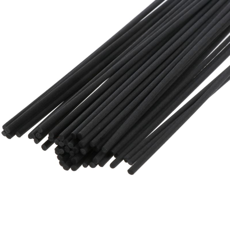 50 stk 30 cmx 3mm fiberpinde diffuser aromaterapi flygtig stang til hjemmet duft diffuser boligindretning  u1je