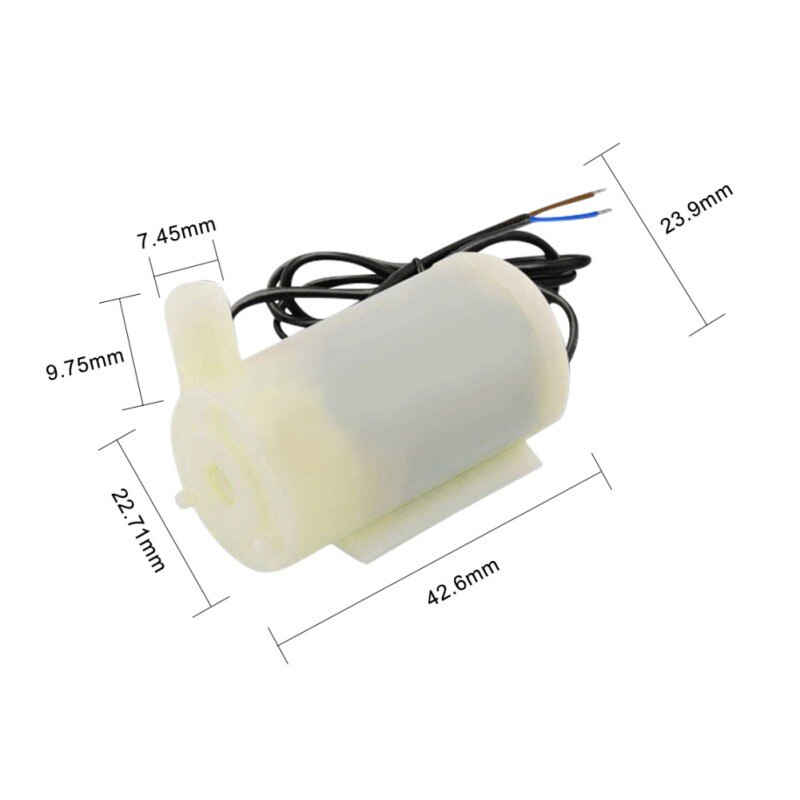 3V DC Waterpomp Aquarium Horizontale Dompelpomp Kleine Fontein 100L/H Plastic Elektronische Componenten Product: Standing style