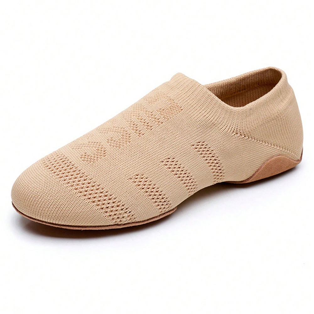 Dame balletsko til indendørssko med flad bund, bløde såler, træningsyogasko til piger, dansesneakers