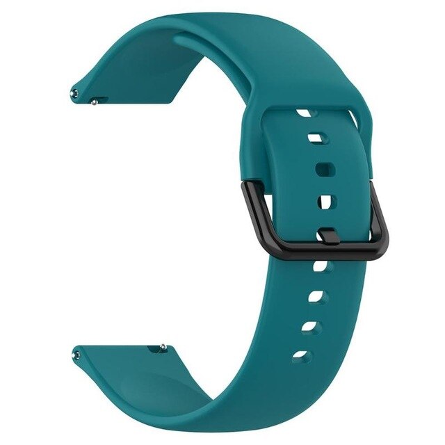 Samsung galaxy watch active 2 silikone armbånd 2 40mm 44mm l let og bærbar bærer: Grøn