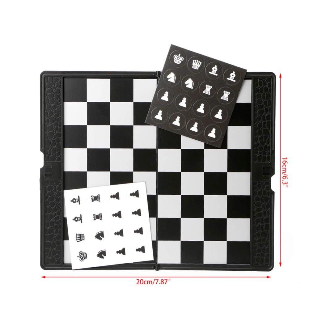 Juego De Ajedrez Magnético Portátil – Tablero Con Piezas Imantadas – Ideal Para Viajes, Camping Y Reuniones – Regalo Para Toda La Familia