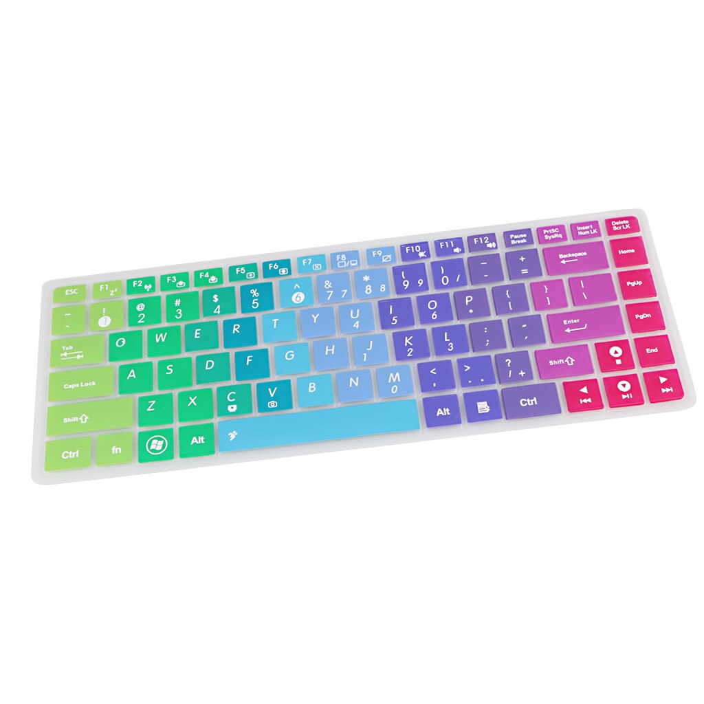 Washable Dustproof Keyboard Silicone Cover SKin Film for ASUS K40 P80 P81 Color