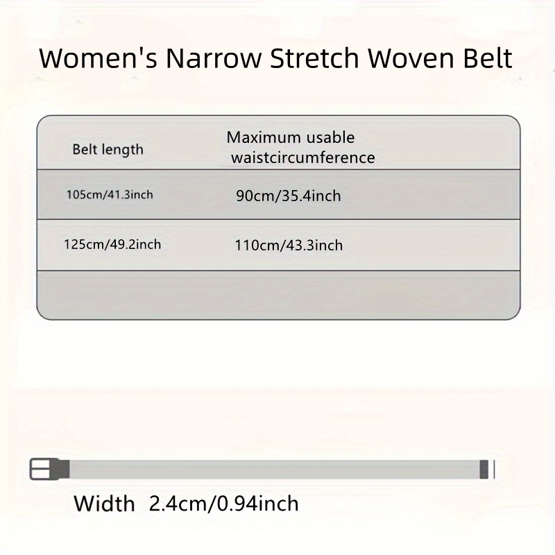 Women's elastic and elastic woven belt in one outfit, casual and versatile denim belt for men and women