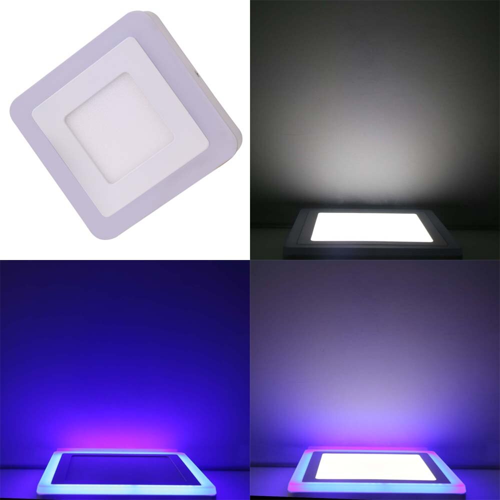 La Surface ronde et carrée du plafonnier 6W 9W 16W 24W de LED monté par surface peut changer le voyant de LED de couleur applicable au fami