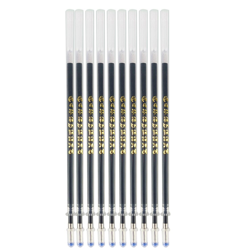 Refills læder 100 stk heat erase pen refills høj temperatur forsvinden pen beklædningsgenstand dash markør  dc156: Sort-bronsering