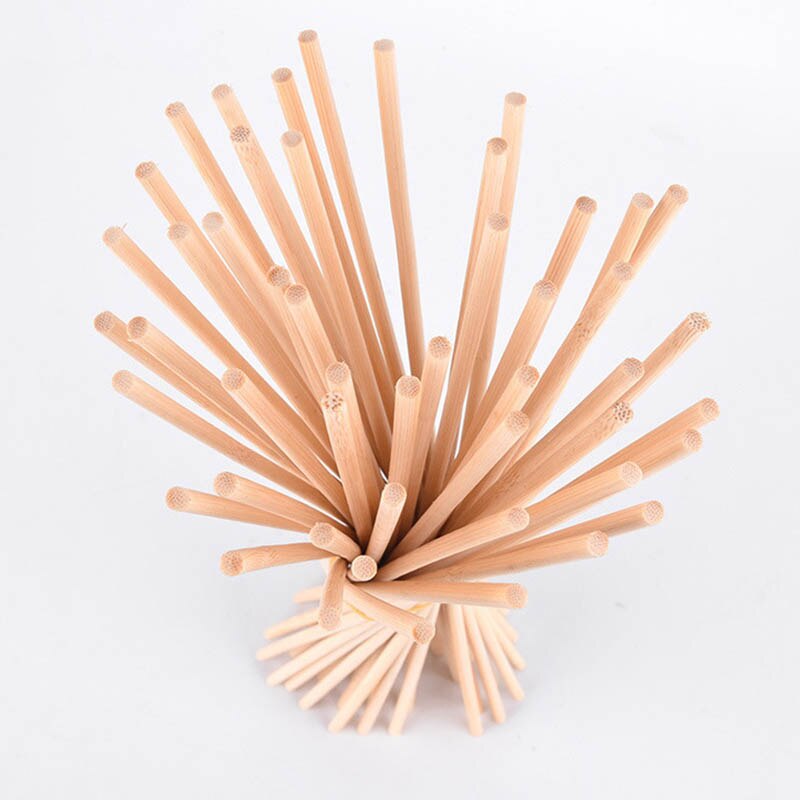 50pcs Pine Round Wooden Rods Sticks Premium Durable Wooden Dowel for DIY Crafts Building Model Woodworking