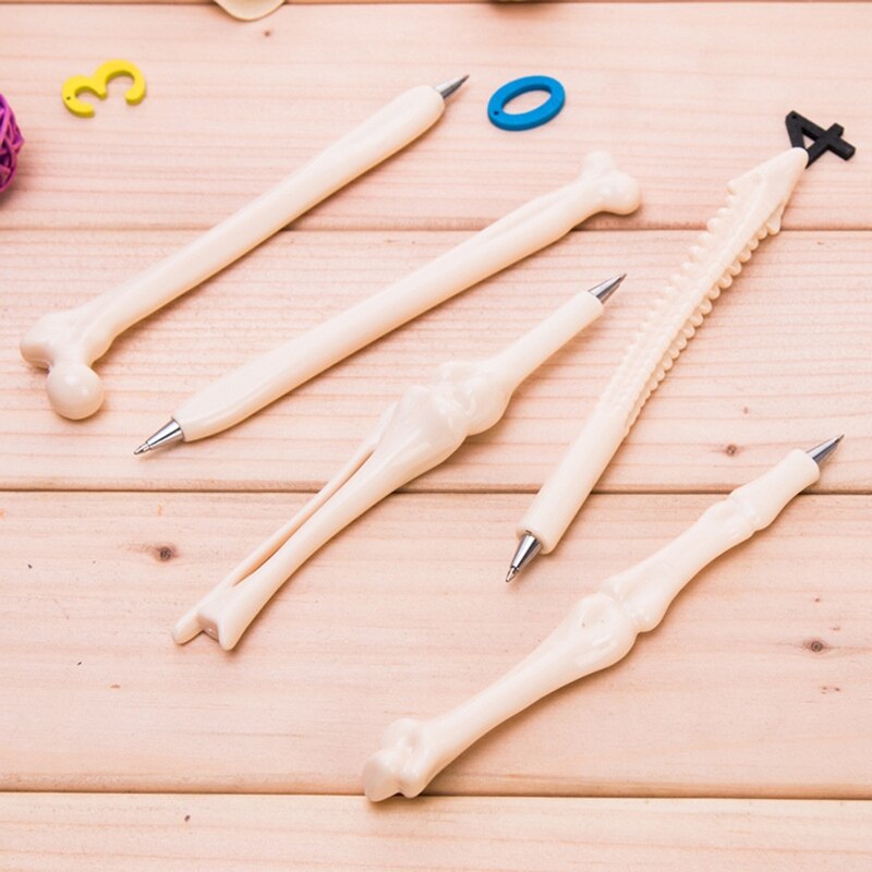Kugelschreibermine in knochenform, origineller schreibstift für schule und büro