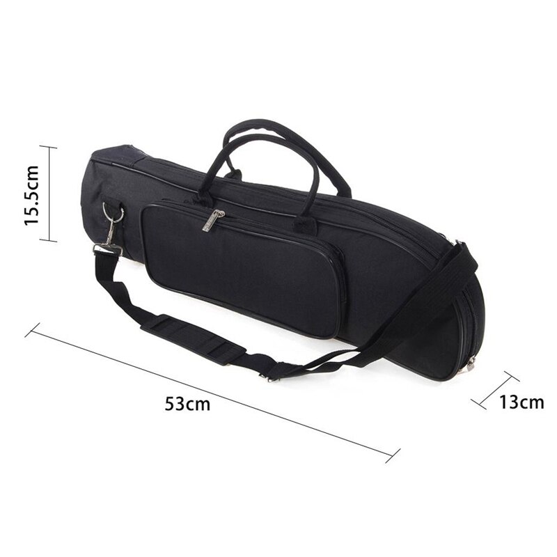 Trumpet Gig Bag Padded Soft Carrying Case Backpack Handbag with Shoulder Strap Instrument