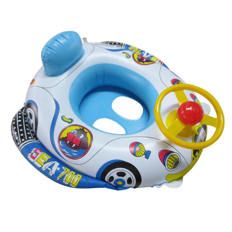 Infant Swimming Ring Baby Pool Seat Toddler Float Water Ring Aid Trainer