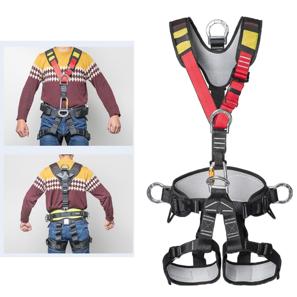 Climbing Harness Safety Tree Climbing Mountaineering Caving Abseiling