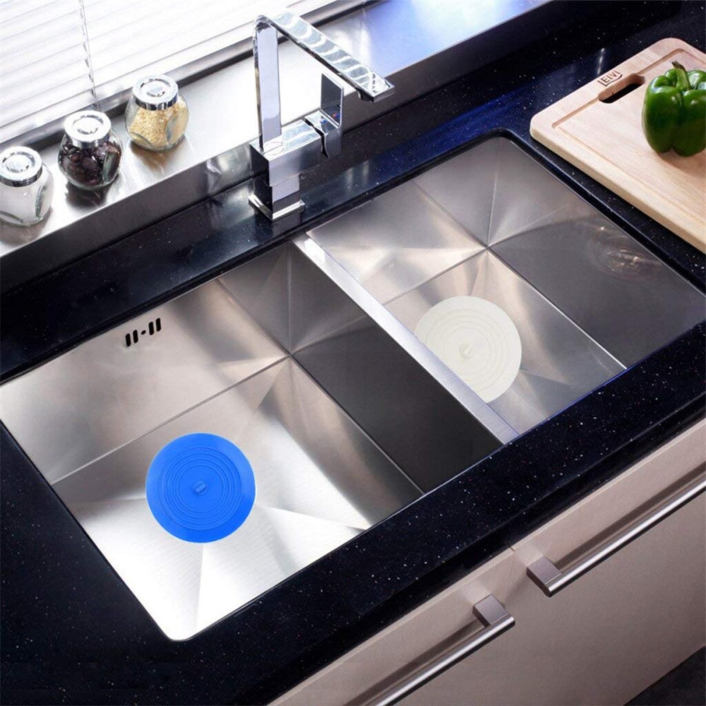 6 Inch Large Silicone Tub Stopper Bathtub Stopper Drain Plug Sinks Hair Stopper Flat Cover Bathroom Accessories