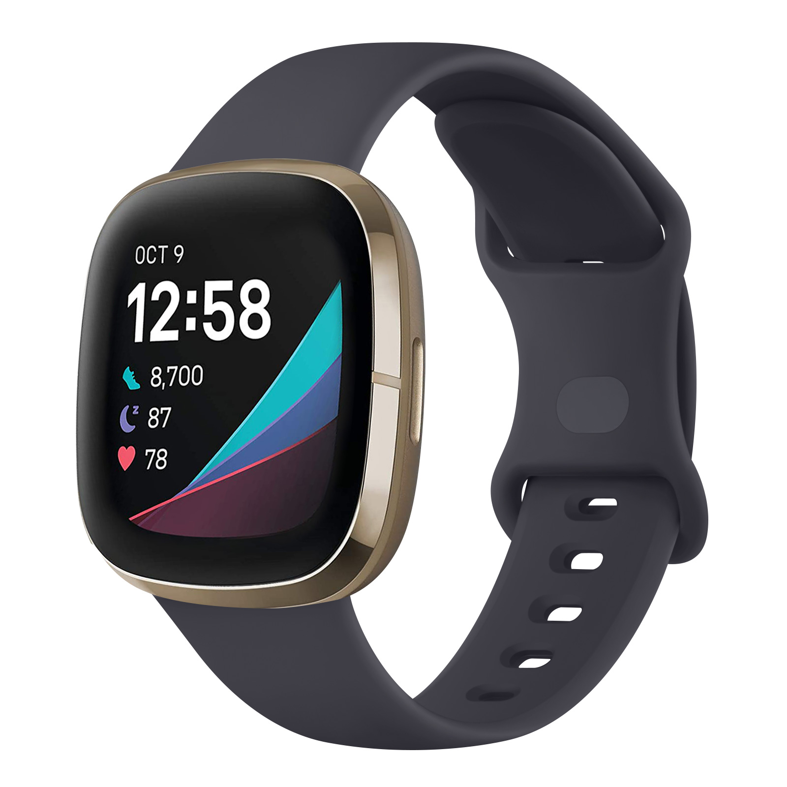 Silikonarmband für Fitbit Versa 3 Versa 4 Armband Armband für Fitbit Sense/Sense 2 Correa Armband Smartwatch Zubehör