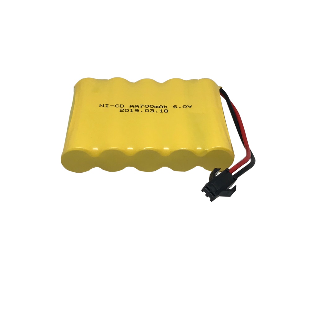 6v 700mah AA NI-CD M Battery for Electric toy RC car ship robot AA 6 v 700 mah Battery toy accessories
