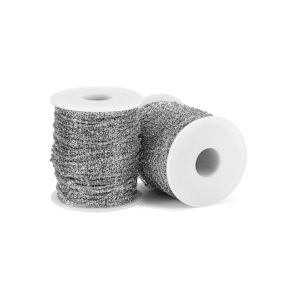 5 Meter Koperen Twisted Kettingen Kralen Kabel Link Clip Kralen Ketting Voor Diy Enkelbandje Kettingen Armband Sieraden Maken Levert: M / YELLOW