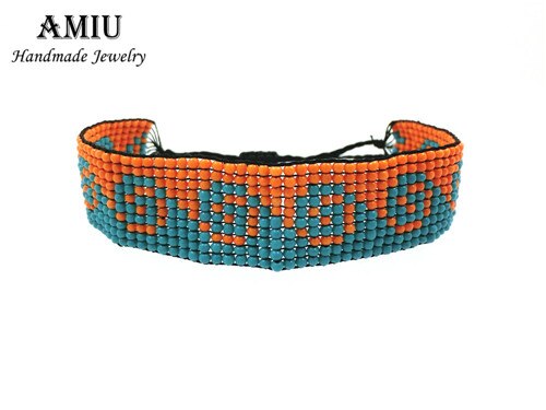 UGA-AMIU Artesanal Pulseiras Da Amizade Hippy Semente Beads Cruz Pulseira de Corda Artesanal Brasileiro Para Mulheres Homens Dropshipping: A9