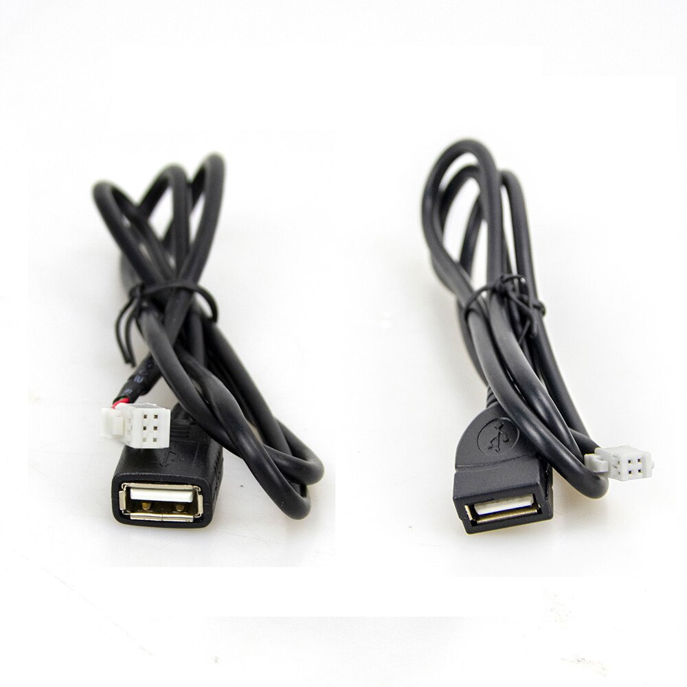 Podofo – caméra de recul CCD HD pour voiture, moniteur arrière, aide au stationnement, caméra universelle, vue avant et arrière, étanche: 4pin 6pin USB cable