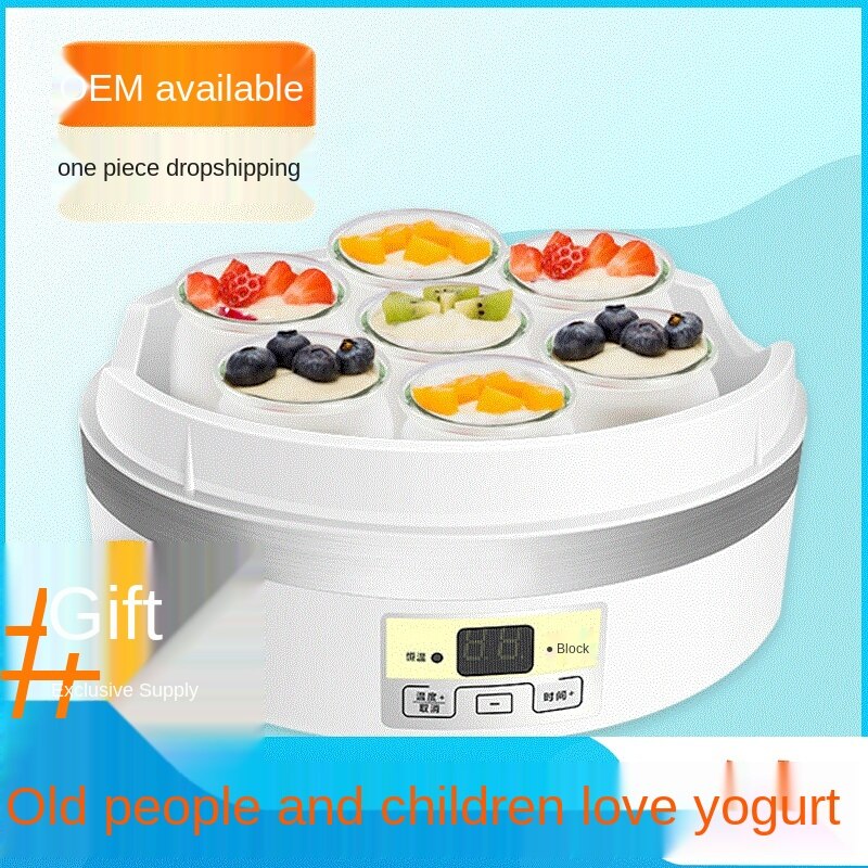 Yoghurt Maker Met Jars Cups Voor Yoghurt Maker Yoghurt Maker Met Bril Yoghurt Maker 12 Potten Pot Voor Yoghurt Maker