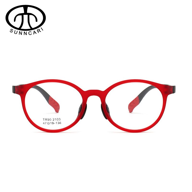 Blauw Licht Blokkeren Bril Voor Kids Meisjes Jongens Optische Blauw Patchwork Brilmontuur Flexibele Siliconen Baby 'S Brillen Frame: RED