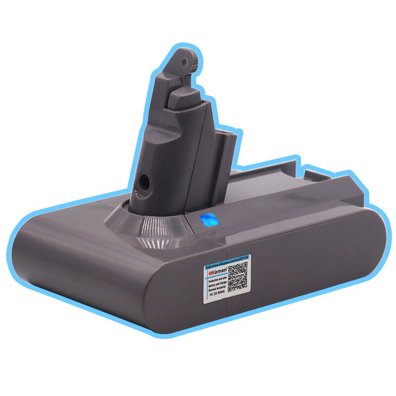 6800mAh 21.6V 12.8Ah Li-ion Battery for Dyson V6 DC58 DC59 DC61 DC62 DC74 SV09 SV07 SV03 965874-02 Vacuum Cleaner Battery