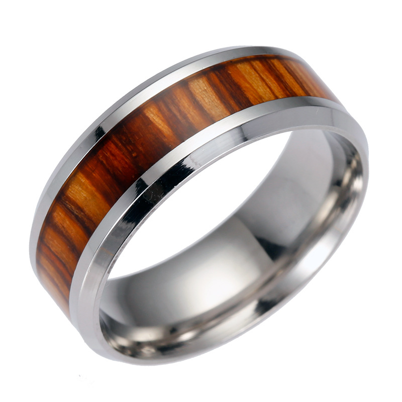 Nouveaux anneaux en acier inoxydable pour femmes, bijoux à la , bagues de Couple simples pour hommes, prix d'usine bon marché: 10 / Black