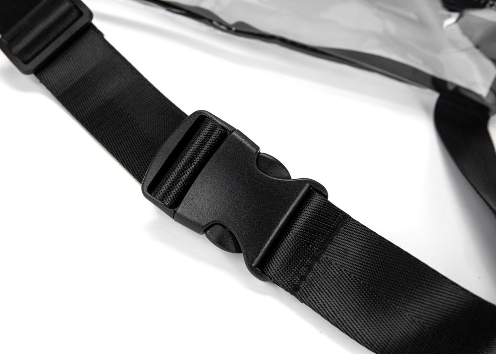 Outdoor Multifunctionele Transparante Tas Draagbare Waterdichte Grote Capaciteit Mode Telefoon Tas Met Kleine Zakken Sling Bag