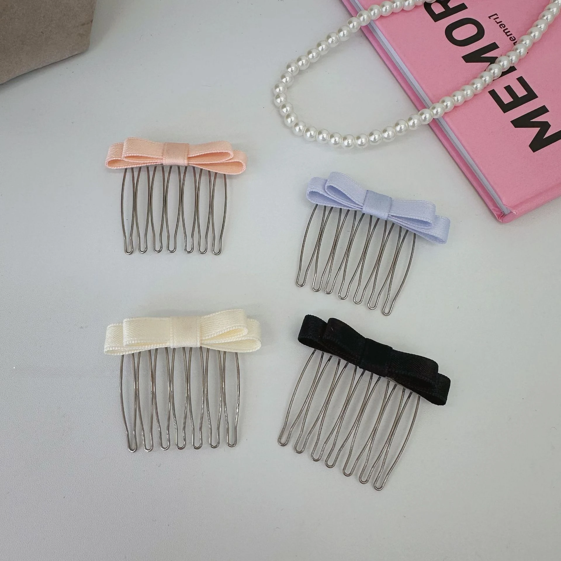 Prinsessenstijl Invoegen Kam Clip Vrouwen Meisjes Lieve Pony Clip Haarspelden Achterhoofd Hoofdtooi Gebroken Haar Afwerking Gereedschap Haarclip