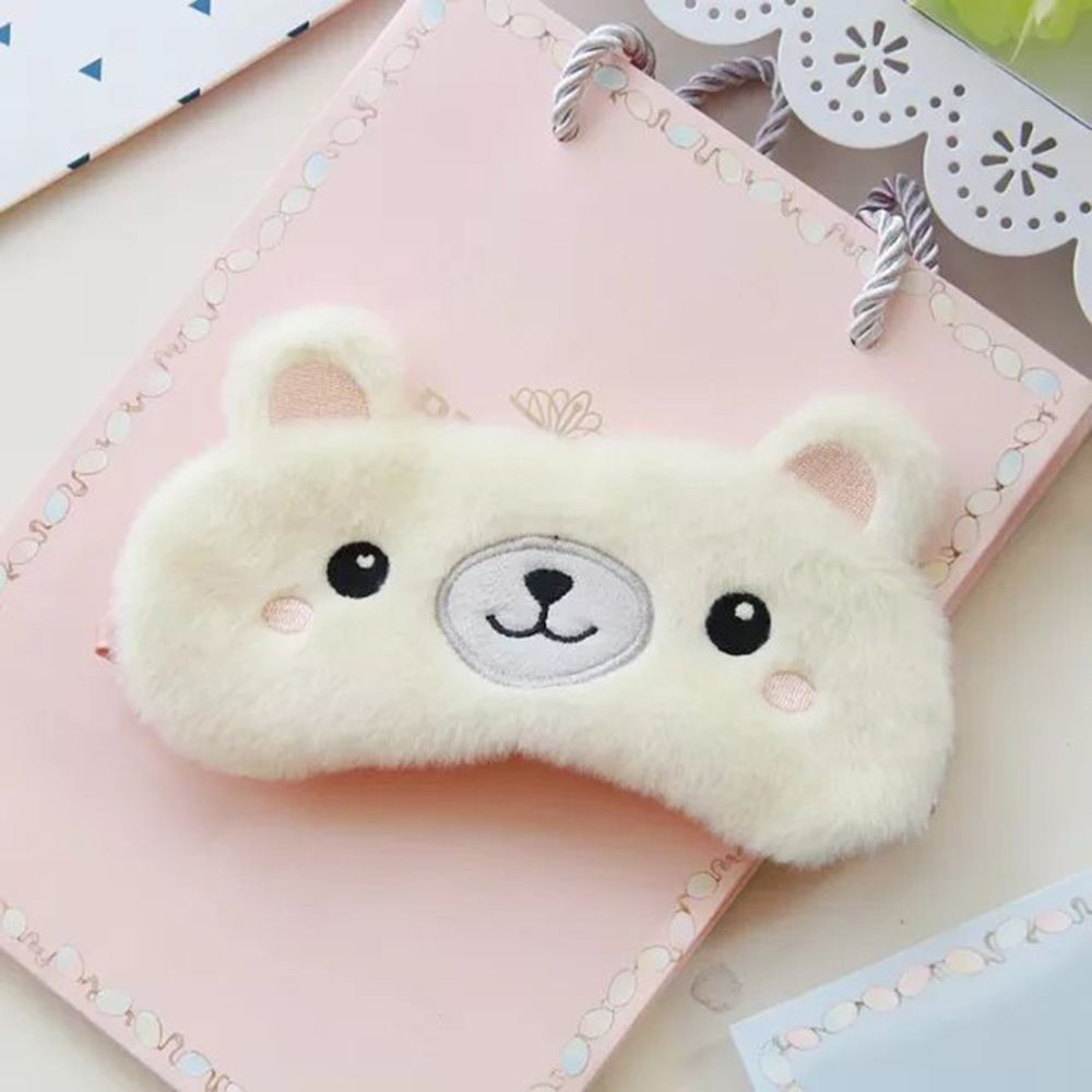 Christmas Deer Anti Snoring Cartoon Sleep Mask,Cute animal patterns Eye Cover,Super Soft Eye Blindfold Sleeping Mask: 3