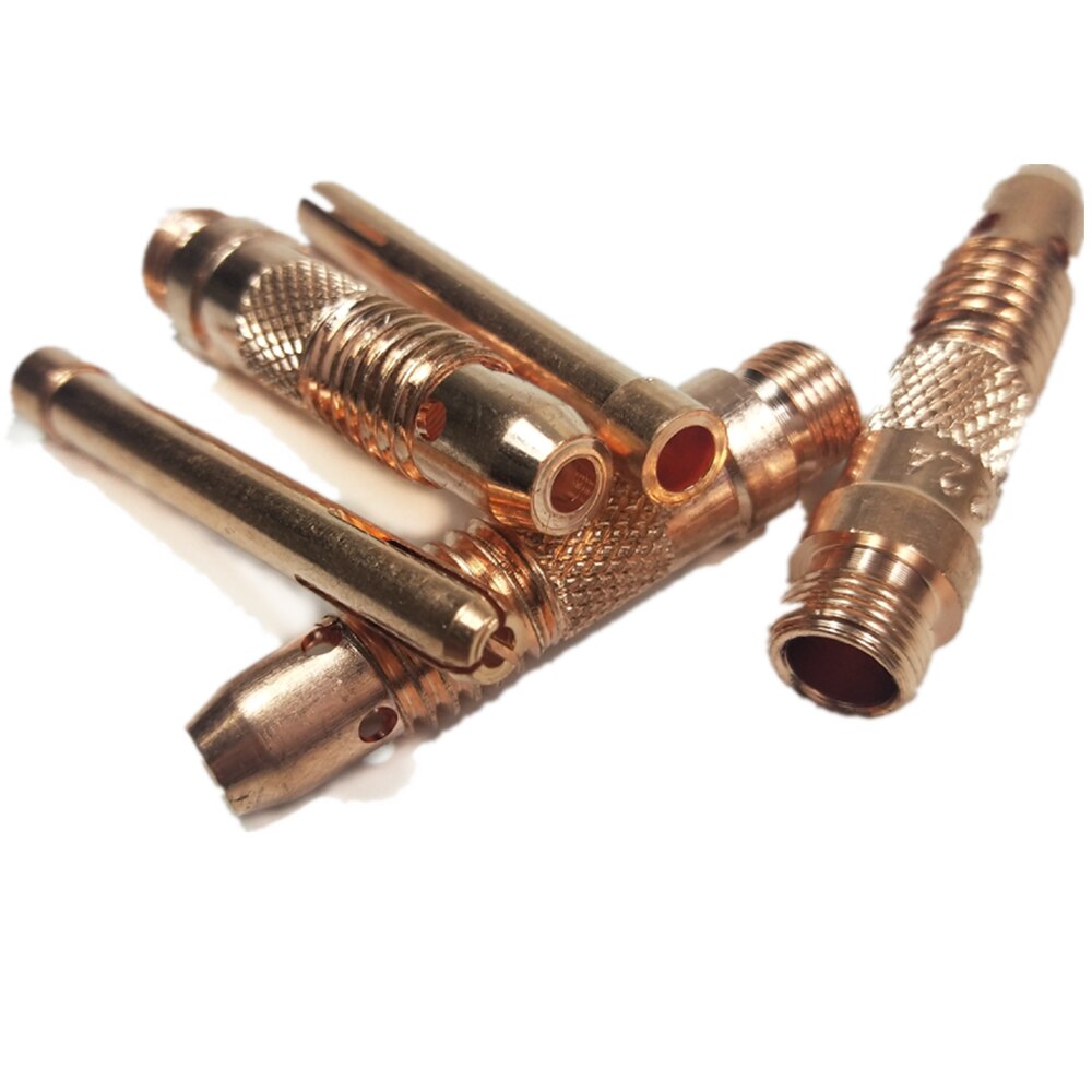 10Pcs Argon Welding TIG Inverter DC Welding Machine/Equipment 1.6mm/2.0mm/2.4mm/3.0mm/3.2mm TIG Tungsten Collet Body and Collet