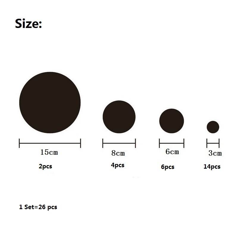 Geometric Circular Mirror Stickers Self-adhesive DIY Living Room Bedroom Wall Decoration Acrylic Mirror Stickers Home Decor