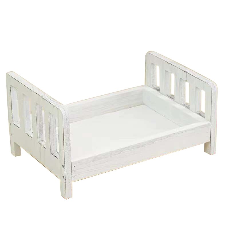 Crib Detachable Basket Wood Bed Accessories Photo Shoot Infant Baby Photography Background Studio Props Sofa Posing Newborn: Default Title