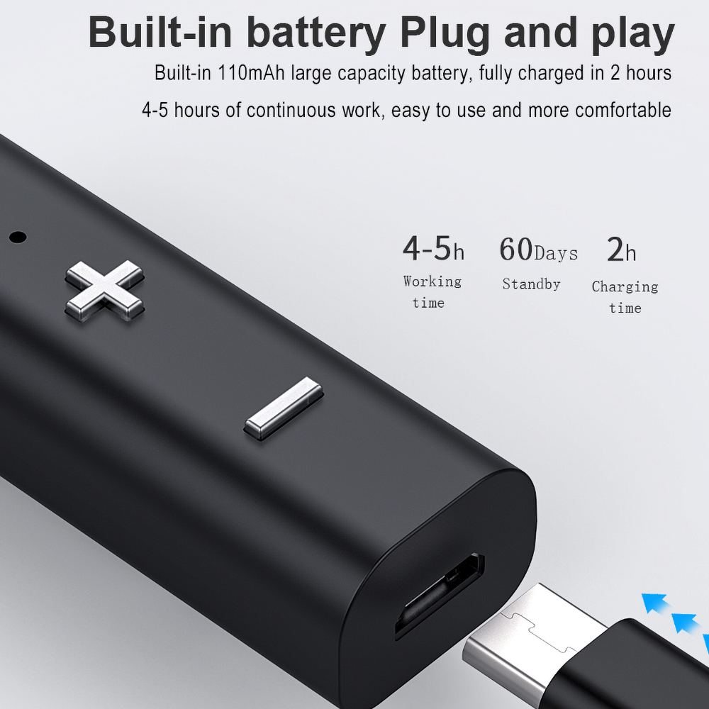 Audio Receiver Bluetooth 5.0 Adapter Kraag Clip 3.5Mm Jack Handsfree Aux Voor Wired Oortelefoon