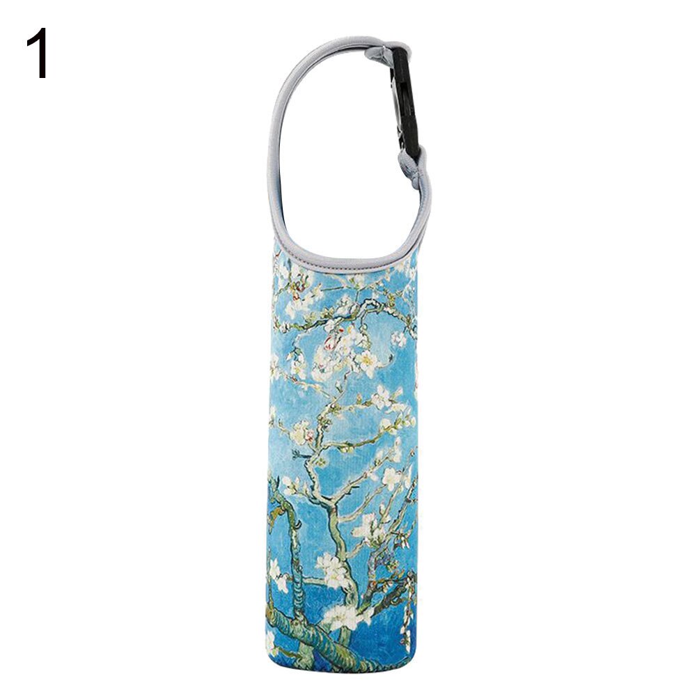 Portable Water Bottle Covers Heat Insulated Cloth Cup Sleeve Case Bottle Sleeves Storage Bag with Handle: 1