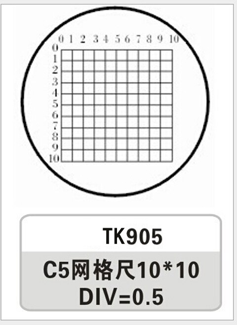 0.1mm 0.2mm 0.05mm 0.01mm microscoop micrometer glazen objectglaasje oculair lens meetmicroscoop micrometer kalibratieschaal