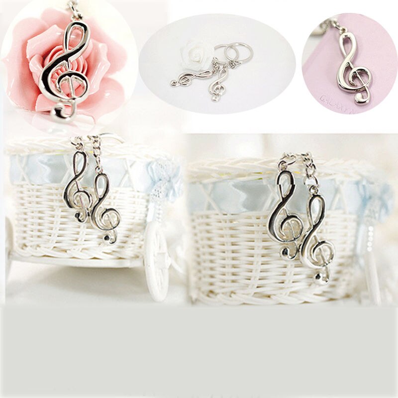 Cool Musical Note Key Ring Keyfob Keyring Music Symbol Keychain CN On Car