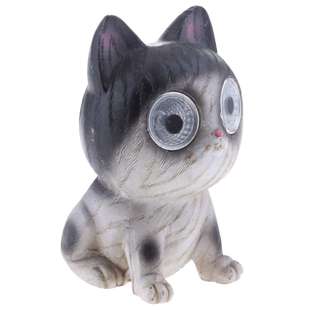 Outdoor Led Animal Shaped Decoration Cute Waterproof Garden Solar Light Energy Saving Home Lawn Lamp Bright Yard Patio: Cat