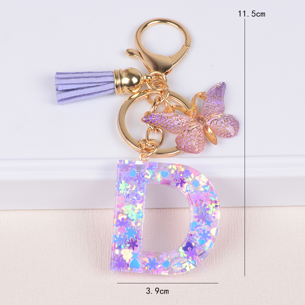 Porte-clés Ou Porte-clefs Alphabet Lettre En étain Massif