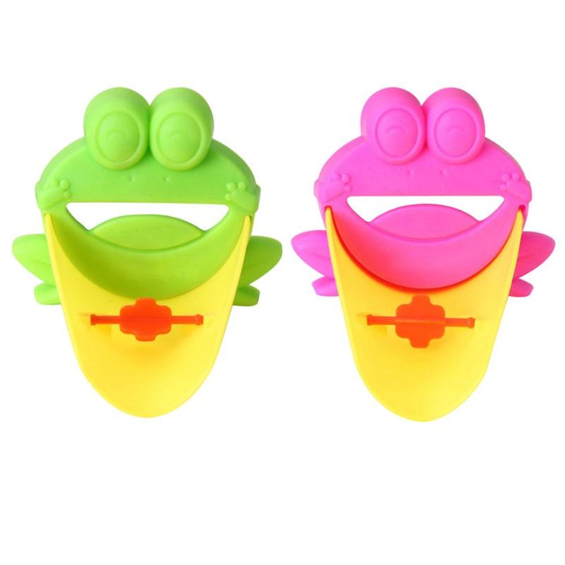 1/2Pcs Cute Faucet Extender Cartoon Kids Toddler Sink Baby Bathroom Faucet Extender Crab Washing Hands Supplies