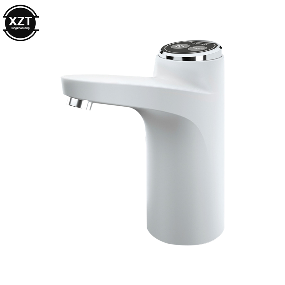 Automatische Wasser Spender USB Wasserpumpe 19 Liter für Flasche Mini Automatische Elektrische Wasser Gallonen Flasche Pumpe Trinken Spender: Weiß