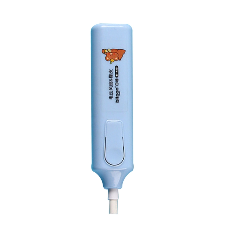 OFFCUP Elektrische gum, draagbare potloodgum, 22 stuks navullingen - automatisch rubber voor schetsen/tekenen/tekenen/grafietpotloden - grijs