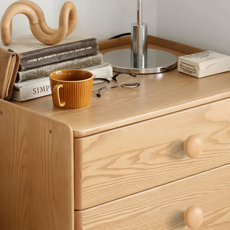 Houten Kastdeuren Laden Massief Houten Handgrepen Nordic Kasten Schoenenkasten Houten Minimalistische Ronde Garderobe Handgrepen