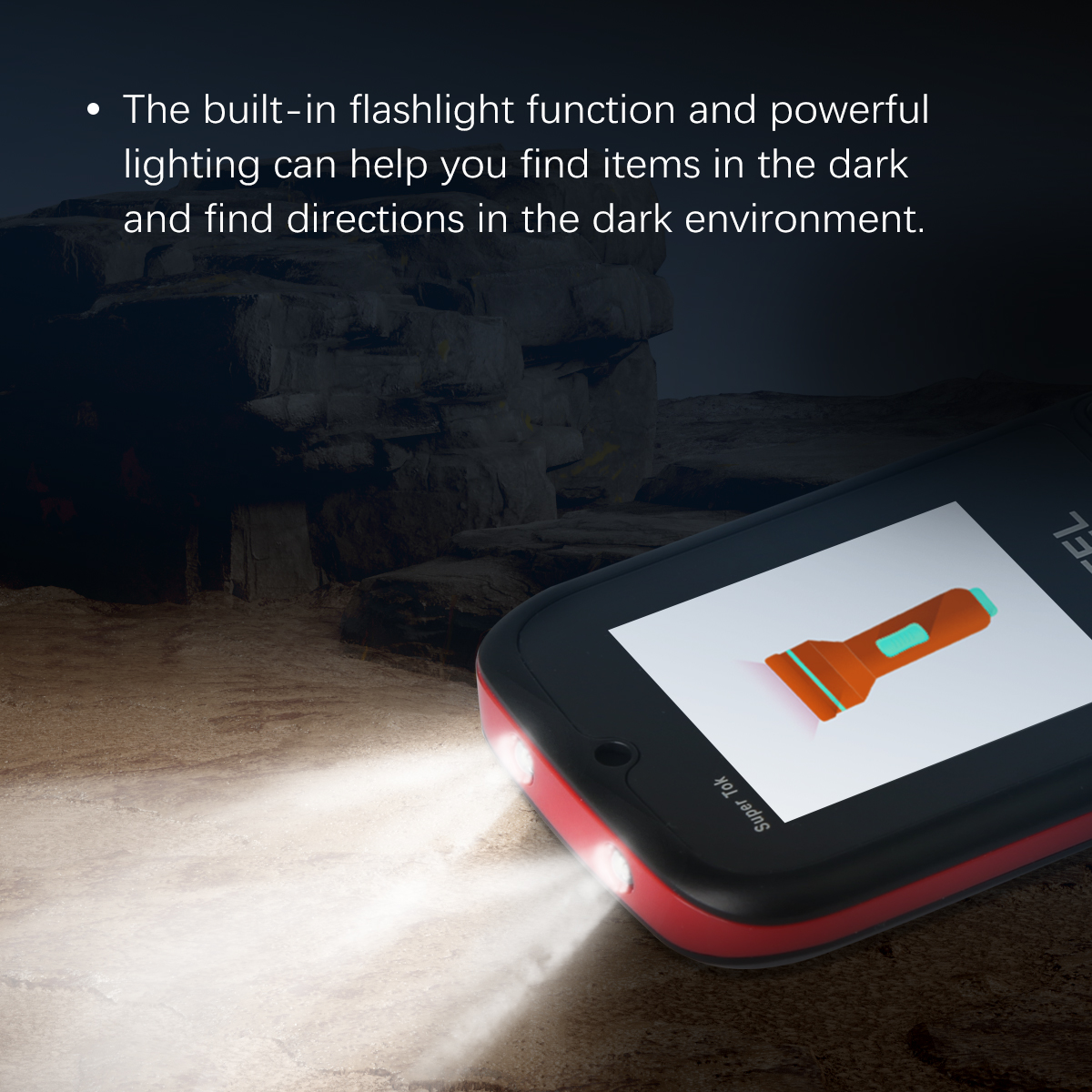 Mktel Super tok Merkmal Telefon 1.77 "-Anzeige, 800- mah-akku, Dual-sim-bereithalten,  mp3 mp4 fm Radios für senioren