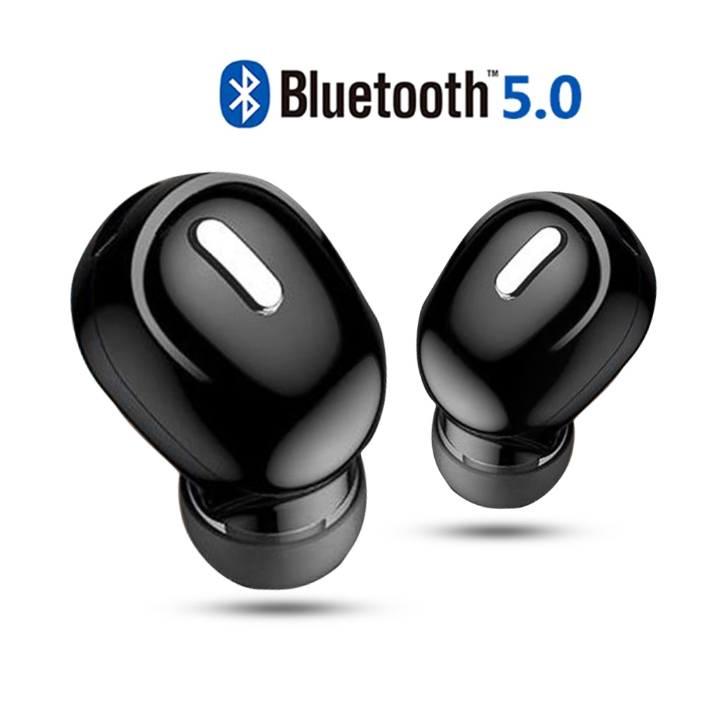 Mini draadloze bluetooth oordopjes  v5.0 stereo in-ear headset met microfoon sport oordopjes oordopjes voor samsung huawei xiaomi