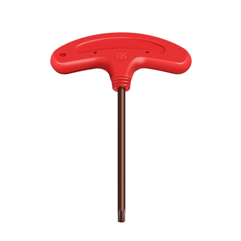 Kleine Torx-schroevendraaier T-greepsleutel Sleutelsleutel voor handboormachines Handgereedschap: Paars