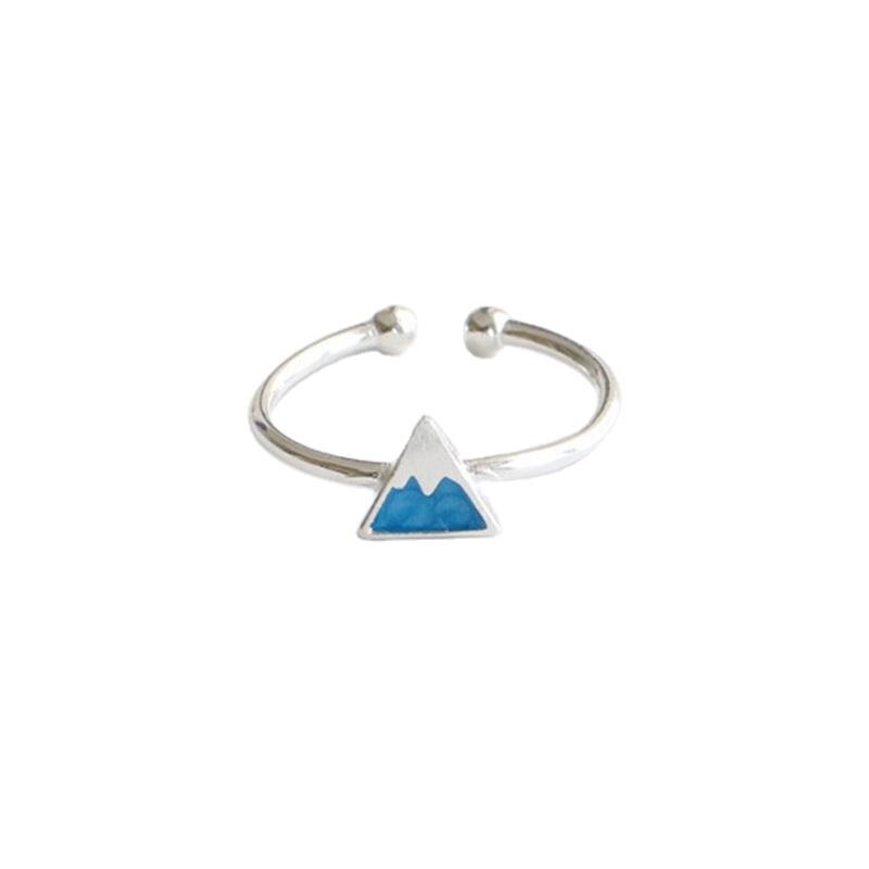 Zomer Strand Open Driehoek Ringen Voor Vrouwen Meisjes Verstelbare Finger Ring Charm Sieraden
