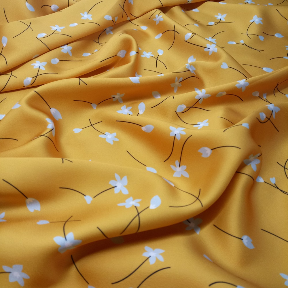Kjole silke charmeuse stof kvalificeret skinnende faldende blød silke imitation syning håndværk materiale silkeagtig pyjamas stof håndværk