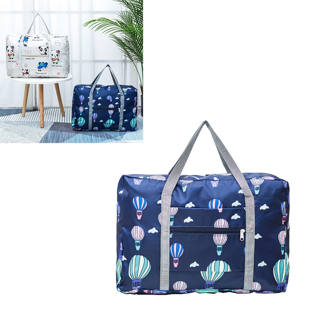 Grand sac de rangement pour vêtements 1pc | Sac Portable pliable étanche de rangement pour vêtements de voyage (ballon bleu foncé)