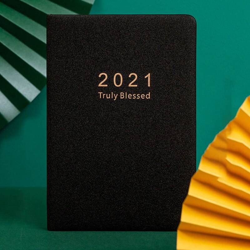 Year Planner Calendar A5 Notebook Portable Agenda Weekly Monthly Notepad Organizer Schedule Book Stationary: BK2