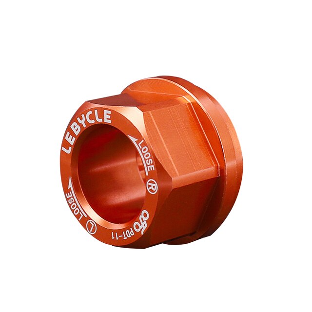 10T Fahrrad Pedal Achse Welle Demontage Verloren Werkzeug sperren Bolzen Für Shimano M520/M8040/M8140/M820/M828 Fahrrad Zubehör: Orange