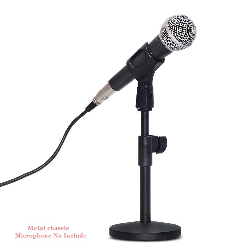 Adjustable Foldable Desktop Table Holder Microphone Tripod MIC Stand Mount Clip Mount Shock For Karaoke: Model A